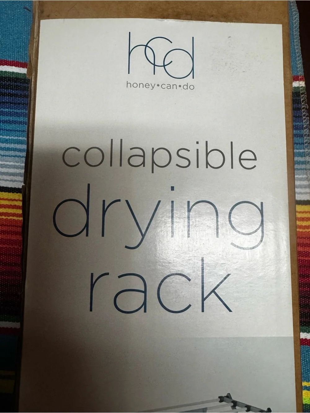 Brand new in the box collapsible drying rack nib never opened laundry home house
